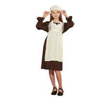 ? Popular Clothing Theme Store~ Cos Victorian Traditional Maid Dress Woodcutter Farmer Boy Kindergarten Stage Costsize