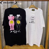 976 เสื้อยืดแขนสั้น Kaws &amp; drew