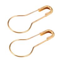 Gourd Hooks Calabash Shape Safety Pins Swing Tag 400 Pcs Gold Tone