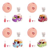 Disassemble Block Model Toy Car DIY Montessori Gift Interactive Educational Toy with Screwdriver Children’s Shoulder Bag