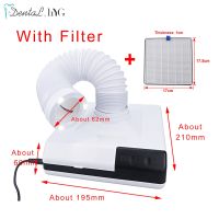 60W Strong Power Dust Collector Extractor Dental Vacuum Cleaner Dental Equipment Dust Suction Machine Nail Art For Polishing