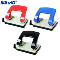 KW-trio 09660 เครื่องเจาะรูกระดาษ 20แผ่น สำหรับเข้าเล่ม คละสี 1 ชิ้น Punch 2-Hole ตุ๊ดตู่ ที่เจาะกระดาษ สำนักงาน