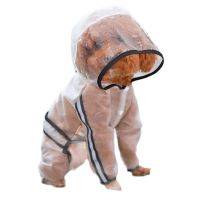 Dog Raincoat Dog Clothes Transparent Raincoat Light Waterproof Coat for Dogs Pet Cloak Small Dog Cat Chihuahua TeddyJumpsuit Clothing Shoes Accessorie