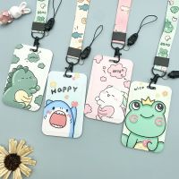 【CW】▽卍卐  Student Card Cover Set Bus Access Badge Holder Lanyard Rope Neck Sleeve