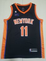 เสื้อเจอร์ซีย์ผู้ชายขายดี2023-24ใหม่ York Jalen Brunson City Edition Swingman-สีดำ