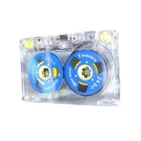 Transparent Audio Cassette Tape Shell Plastics Reel Cassette No tape for DIY Reels Cassette Repair Replacement Reel To Reel Tape