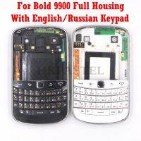 【Worth-Buy】 เคสฝาครอบกรอบโทรศัพท์สำหรับ Blackberry Bold 9900มือถือที่สมบูรณ์เต็มรูปแบบแป้มพิมพ์ภาษาอังกฤษแป้นพิมพ์ภาษารัสเซีย