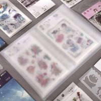 5R 7 Inch PP Frosted Photo Album Sticker Storage Album Classification Postcard Paper Hand Account Finishing Star Collection Book  Photo Albums
