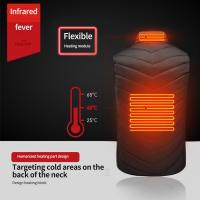 ZZOOI Men Autumn Winter Smart Self-Heating Cotton Vest USB Infrared Electric Heating Vest Women Outdoor Flexible Thermal Warm Jacket