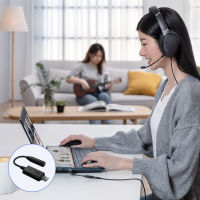 ASUS AI Noise-Canceling Mic Adapter with USB-C to 3.5 mm connection delivers unmatched crystal-clear communication (การ์ดเสียงUSB)