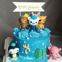 8ชิ้น/เซ็ตCuddly Octonauts Octo-Crew 8Pcsแพ็ครูปเค้กTopperเด็กของเล่นของขวัญวันคริสต์มาส