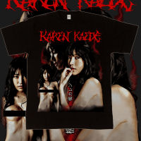 ใหม่ (พร้อมส่ง)เสื้อ karen kaede Bootleg T-shirt ผ้า เสื้อยืด เบียร์ ช้าง ใส่ได้ ทั้ง ชาย หญิง ผ้าบาง ใส่สบาย ไม่หด ไม่ย้