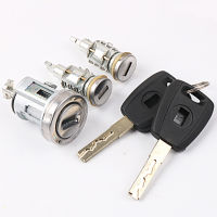 for Fiat Ducato Set Ignition Car Door Rear Trunk Lock Barrel Cylinder Latch With 2 Keys SIP22 Blade for Locksmith Tools