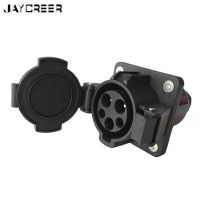 Jaycreer AC 32A ซ็อกเก็ตชาร์จ EV สำหรับ SAE J1772ชาร์จ ev.