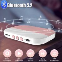 ลำโพง Bluetooth5.2แบบพกพาไร้สายกล่องดนตรีนำเสียงผ่านกระดูกเครื่องเล่นสเตอริโอขนาดเล็กใต้หมอนปรับปรุงบัตร TF หมอนรองเท้า