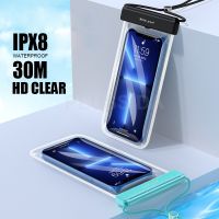 Waterproof Phone Case Water Proof Bag Cell Mobile Cover For iPhone X Samsung Huawei Xiaomi SmartPhone Cases IPX8 Universal Pouch