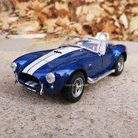 A136 1965 Shelby รถรุ่น Alloy Diecast 427 S-C ยานพาหนะของเล่นดึงกลับ Scale รุ่นรถของเล่นสำหรับชายของขวัญเด็ก CollectionM