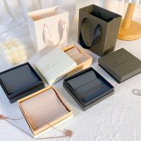 Necklace Boxes Packaging Paper Case Reusable Container Handbag Ring Jewelry Box Earring