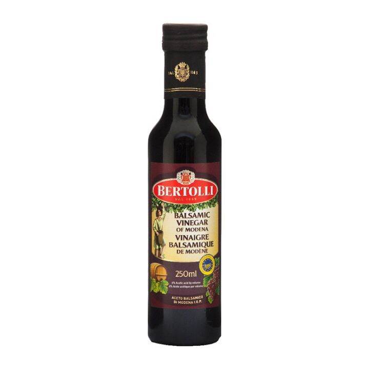 Bertolli Balsamic Vinegar 250 ML น้ำส้มสายชู Balsamic 250ml.อาหาร น้ำ