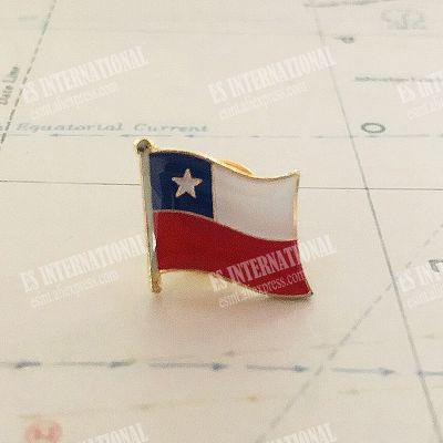 hot【DT】 Chile Flag Lapel Pins Epoxy Metal Enamel Badge Paint Brooch accessories Souvenir Personality Commemorative