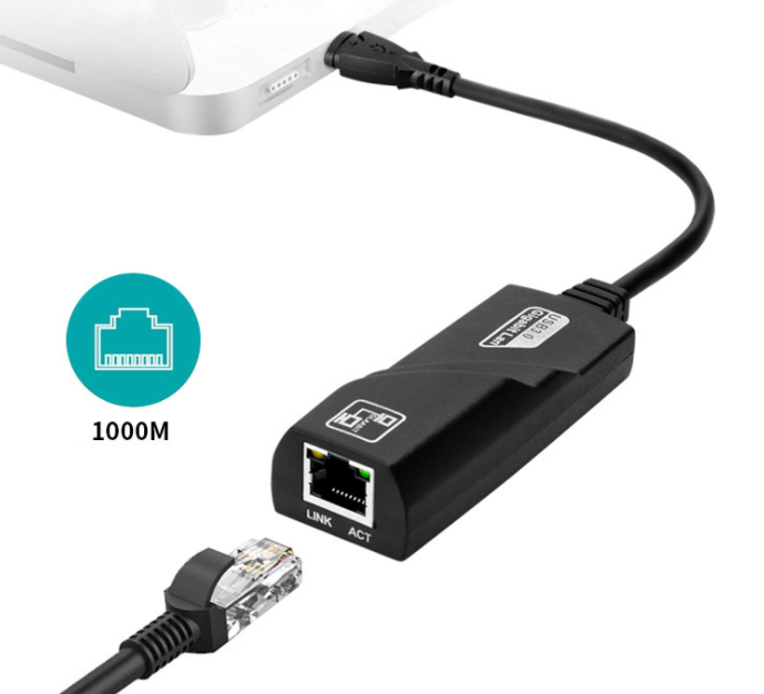 USB3.0/2.0 Gigabit Wired Network Adapter Usb to RJ45 1000Mbps LAN Cable