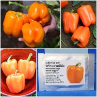 เมล็ดพันธุ์ พริกหวานสีส้ม Horizon Orange Sweet Pepper Seed 20 เมล็ด คุณภาพดี ราคาถูก ของแท้