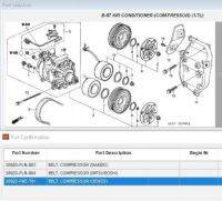 (ของแท้) 38920-PME-T01 สายพานคอมเพรสเซอร์แอร์ Honda Civic ฮอนด้า ซีวิค  ปี 2002 / ของแท้เบิกศูนย์ /สอบถามทางแชทก่อนสั่ง