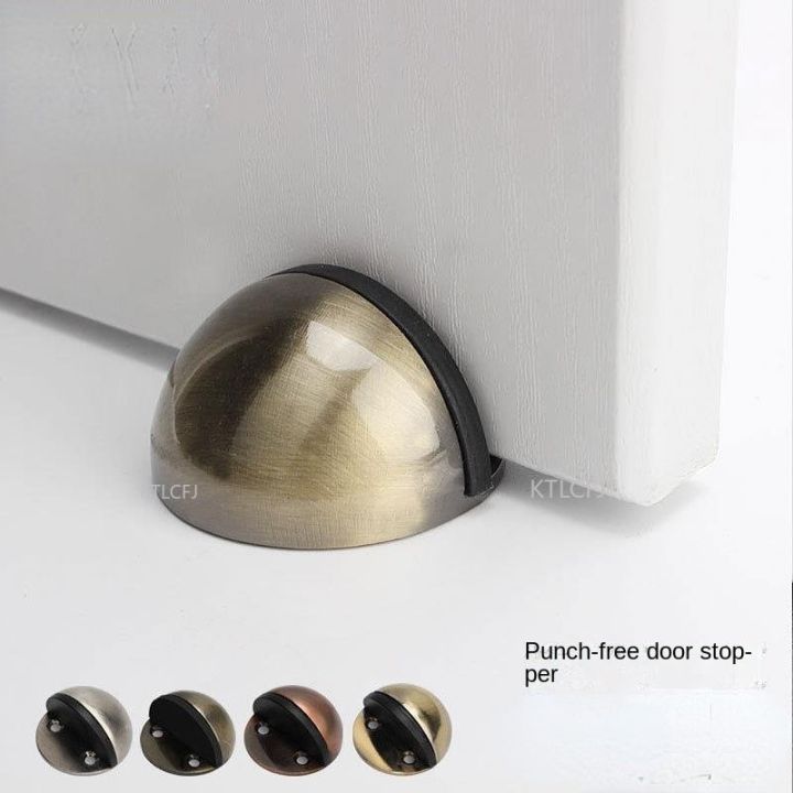 stainless-steel-rubber-doorstop-door-frame-grab-floor-nail-free-doorstop-magnetic-door-stopper-punch-free-sticker-hidden-door-hardware-locks