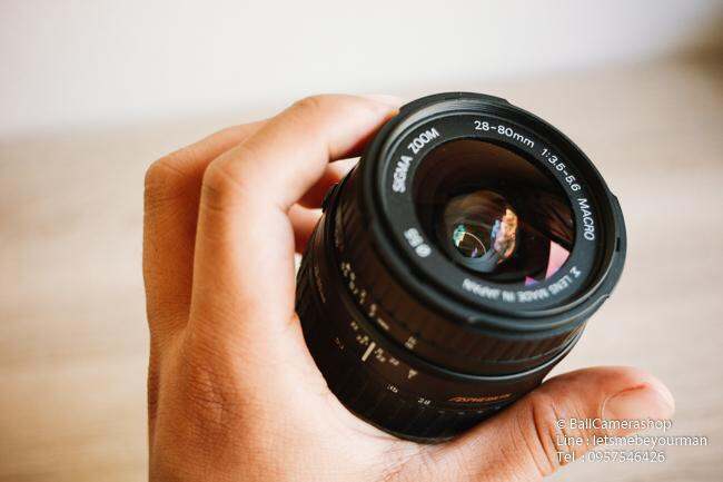 ขายเลนส์มือหมุน-sigma-28-80mm-f3-5-5-6-macro-สำหรับใส่กล้อง-fujifilm-mirrorless-ได้ทุกรุ่น-serial-3383118