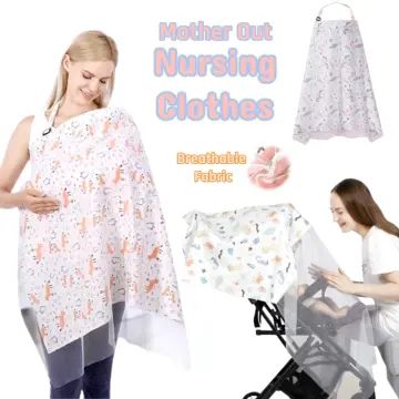 Breathable Breastfeeding Cover Baby Feeding Nursing Covers Adjustable  Nursing Apron Outdoor Privacy Cover Mother Nursing Cloth