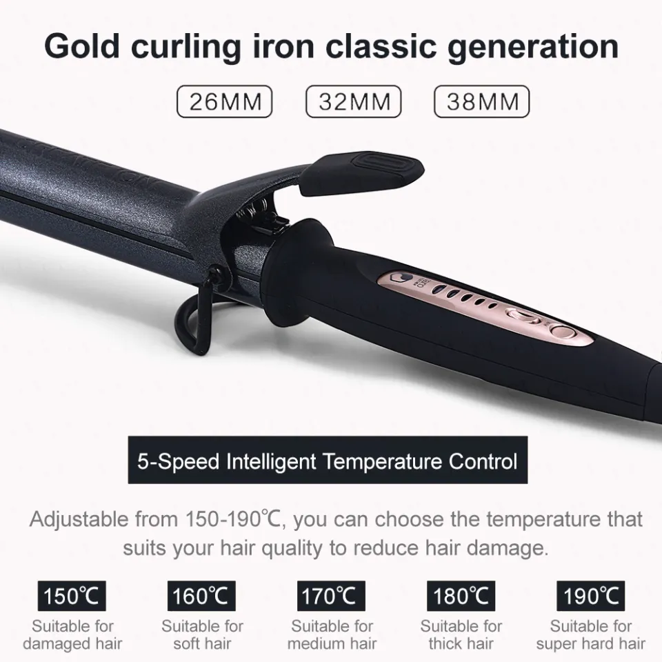 Japan Original CREATE ION HOLISTIC CURE CURL IRON 26/32mm Electric