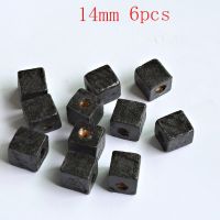 FLTMRH    Natural Wood Beads Square Jewelry For Baby DIY Kids Toys&amp;Pacifier Clip Spacer Beading Wooden Beads Clips Pins Tacks