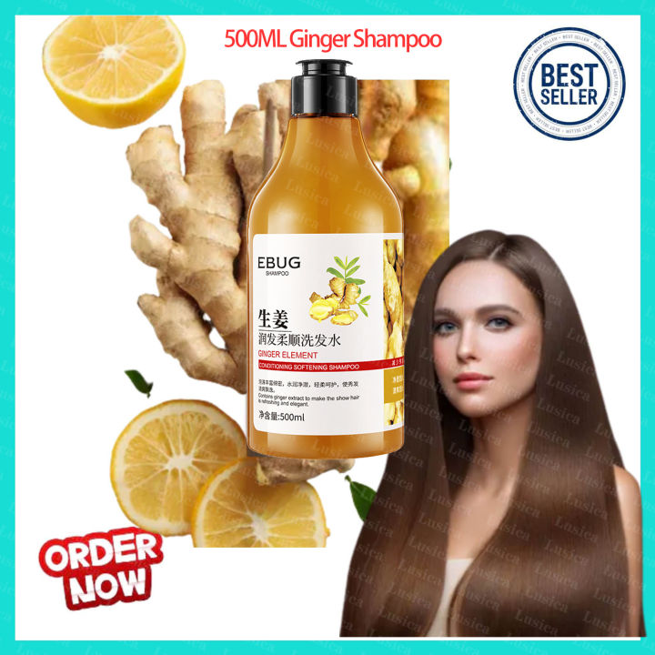 New Herbal Ginger Shampoo For Hair Loss Herbal Ginger Extract Shampoo Hair Grower For Women 3126