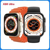 （Bar watchband）นาฬิกาอัจฉริยะ KB8อัลตร้าสมาร์ทวอท์ช,ใหม่1.99นิ้วกันน้ำโทรผ่านบลูทูธผู้ชายผู้หญิงซีรีย์8ชาร์จไร้สายพิเศษ