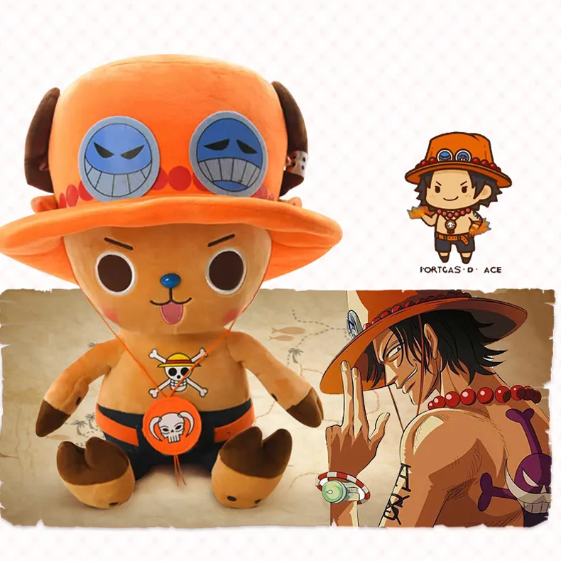 Gấu bông Chopper cosplay Ace - anime One Piece [T69 Shop] 