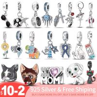 2021 New Fits Original Pandach Bracelets Silver Color Color Cartoon Anime Character Pet Charms Women Color Pendant Diy Jewelry