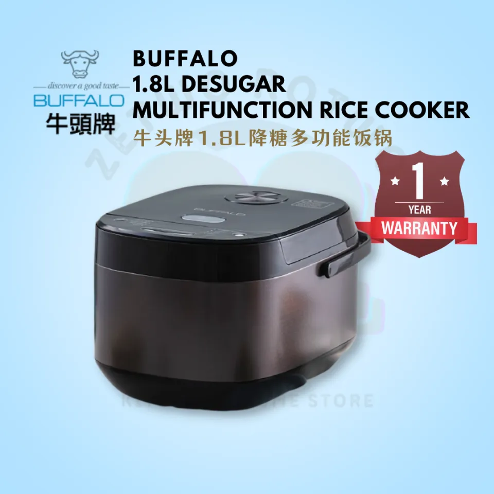 buffalo rice cooker preset timer