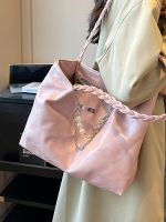 This years popular bag womens 2023 new commuter large bag womens large capacity high-end explosive style tote bag shoulder bag 【QYUE】