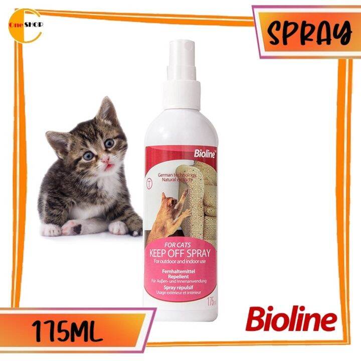 Bioline Keep Off Spray Deodorizer for Unpleasant Smell for Cats 175ml