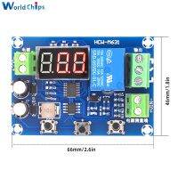 (SQIU)โมดูลการปล่อยกระแสไฟชาร์จ XH-M608,บอร์ดจับเวลา6-40V โวลต์มิเตอร์เอาท์พุทเอาท์พุทตัวป้องกันกระแสไฟฟ้าเกินกำหนด