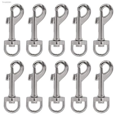 ◈✴♘ 10Pcs Snap Hooks for Dog Leash Collar Linking Heavy Duty Swivel Clasp Eye Bolt Metal Buckle Trigger Clip for Spring Pet Buckle