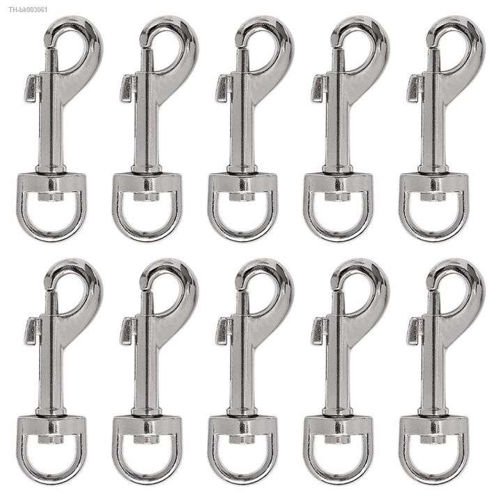 10pcs-snap-hooks-for-dog-leash-collar-linking-heavy-duty-swivel-clasp-eye-bolt-metal-buckle-trigger-clip-for-spring-pet-buckle