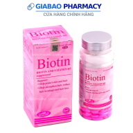 Viên uống Biotin bổ sung Biotin và Vitamin B5 giúp giảm rụng tóc, bảo vệ da thumbnail