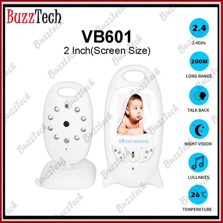 BuzzTech Video Audio Baby Monitor