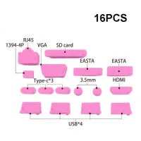 โน๊ตบุ๊คปลั๊กป้องกันฝุ่นพอร์ตชาร์จกันฝุ่นแล็ปท็อปสากลปลั๊กฝุ่น USB อินเตอร์เฟซคอมพิวเตอร์ฝากันน้ำ