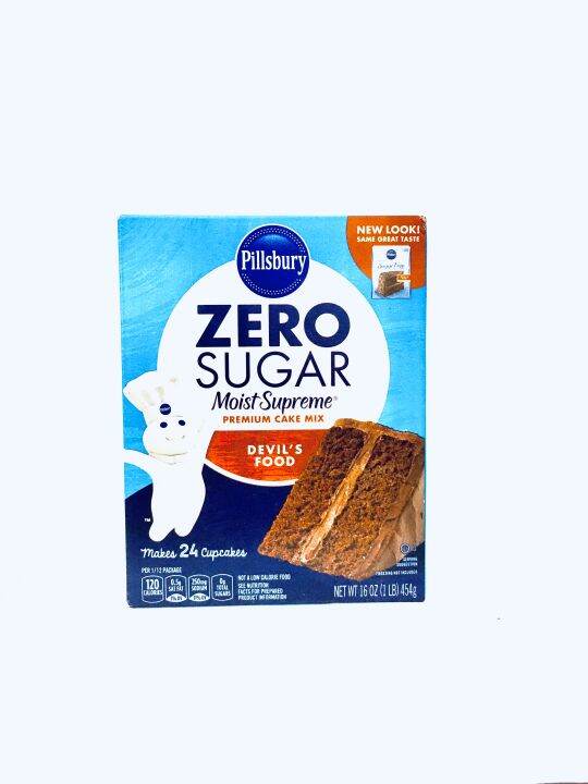 Pillsbury ZERO SUGAR Moist Supreme Premium Cake Mix ( DEVIL'S FOOD ...