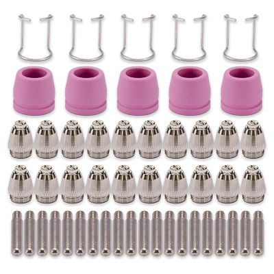 AG60 SG-55 WSD-60 Plasma Cutter Cutting Torch Tip Nozzles Consumables Kit Plasma Cutter Accessories 50PK