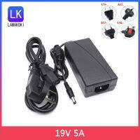 เหมาะสำหรับ LCD DC 19V 4.74A Power Adapter Transformer Line 19V 5000MA สายไฟ