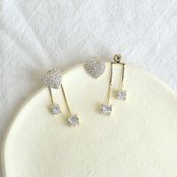 sparkle heart - morning.earrings