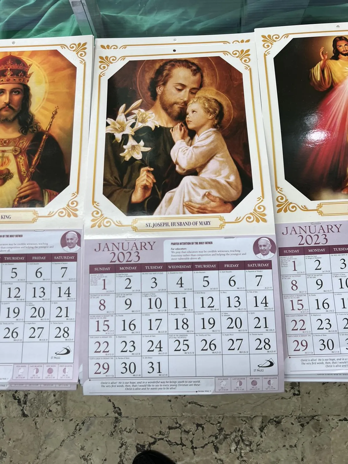Calendar 2023 (Budget Price) - Religious Image | Lazada Ph